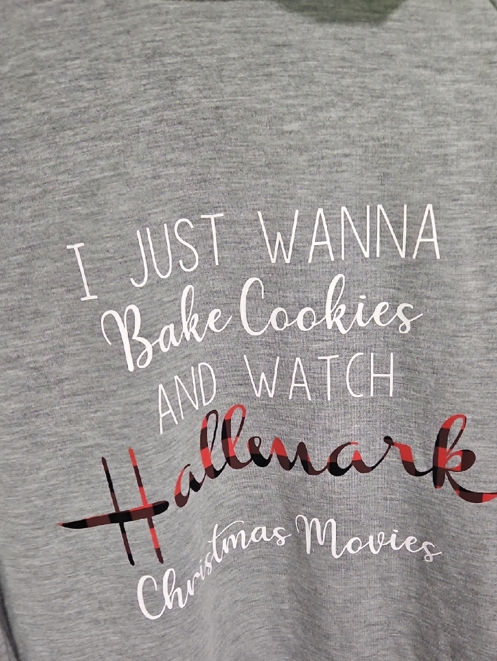 Hallmark Gray Holiday Hoodie - Picture 2 of 6